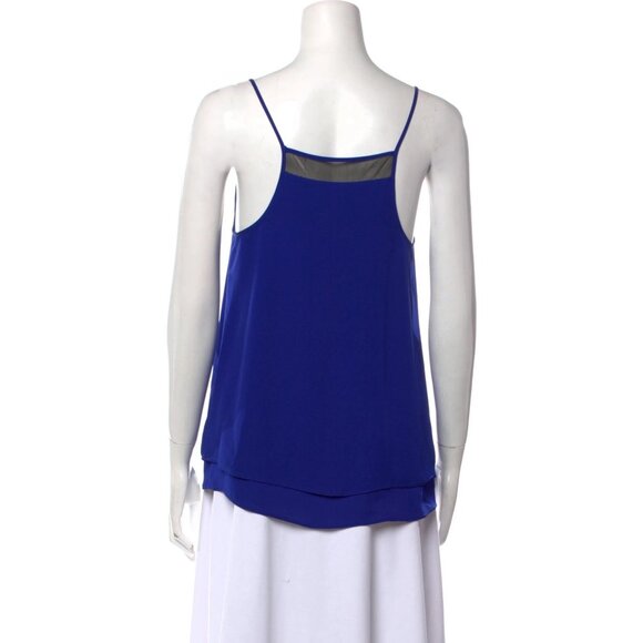 Rebecca Minkoff Navy Silk Top - Picture 4 of 4